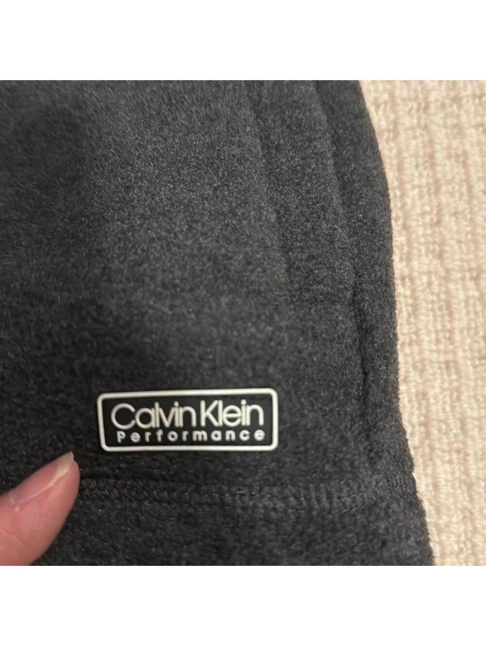Calvin Klein Performance Gray Fleece Full Zip Jacket Women's Medium - Picture 7 of 8